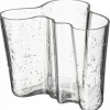 Aalto vas 12 cm, klart bubbelglas