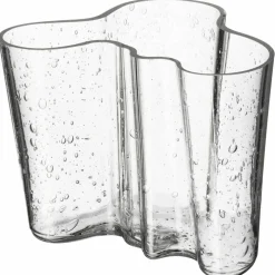 Aalto vas 12 cm, klart bubbelglas