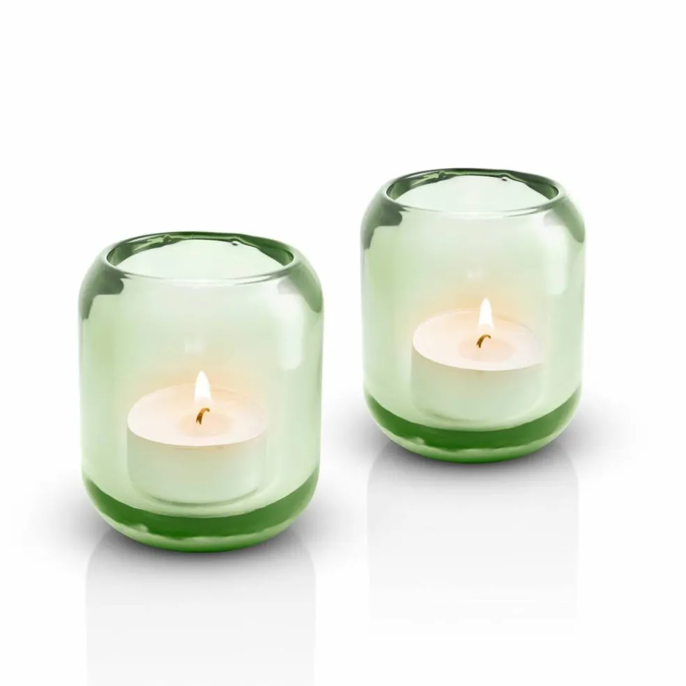 Acorn ljuslykta, 2-pack, jade