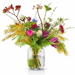 Acorn vas, 16,5 cm, clear