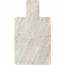 Adam serveringsbricka 30 × 17 cm, vit marmor