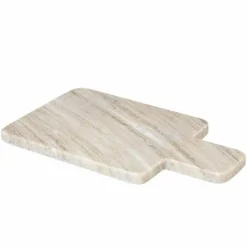 Adam serveringsbricka 30 × 17 cm, vit marmor
