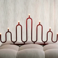 7 Adventsljusstake, röd
