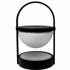 A-Flash portabel lampa 22 cm, svart