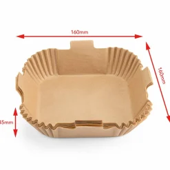 AFP-16 Airfryer bakplåtspapper 16 × 4,5 cm, 50 stk.