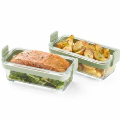 Airfryerform glas rektangulär 2-pack