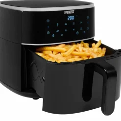Airfryer 6 liter, svart/silver