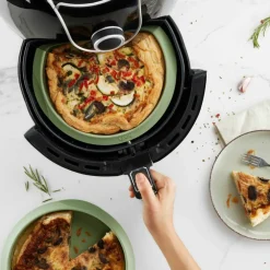Airfryer silikoninlägg 20 cm, grön