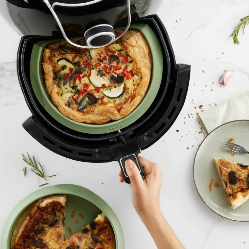 Airfryer silikoninlägg 20 cm, grön