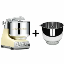 AKM 6230 köksmaskin + Assistent Original vispskål, sunbeam yellow