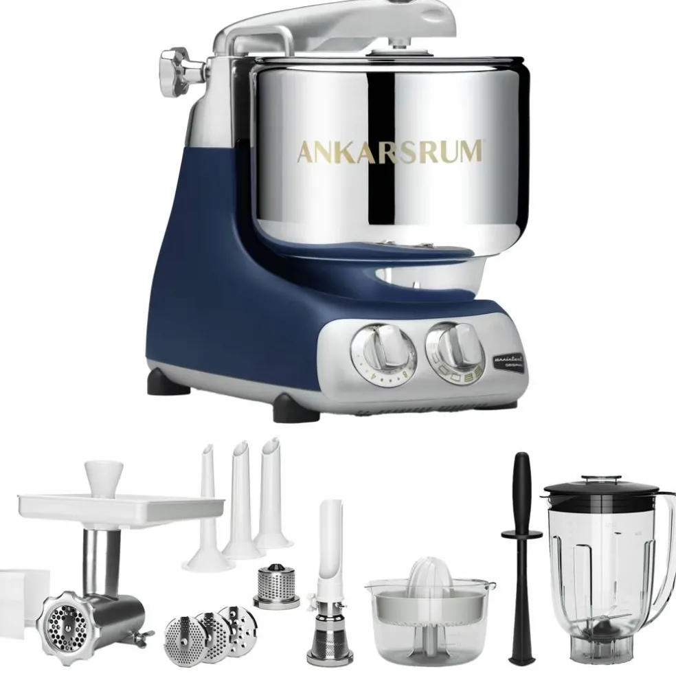 AKM 6230 köksmaskin + Deluxepaket, black chrome