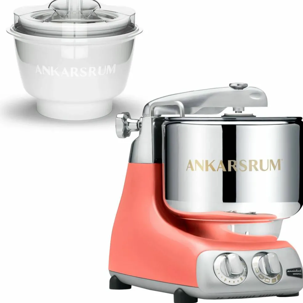 AKM 6230 köksmaskin med glassmaskin, royal blue