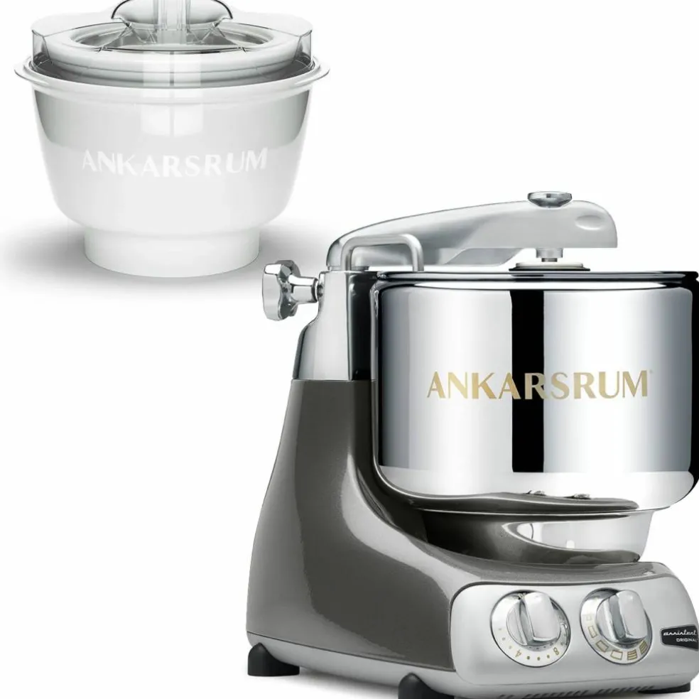 AKM 6230 köksmaskin med glassmaskin, royal blue
