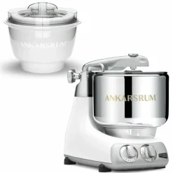 AKM 6230 köksmaskin med glassmaskin, glossy white