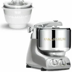 AKM 6230 köksmaskin med glassmaskin, glossy white