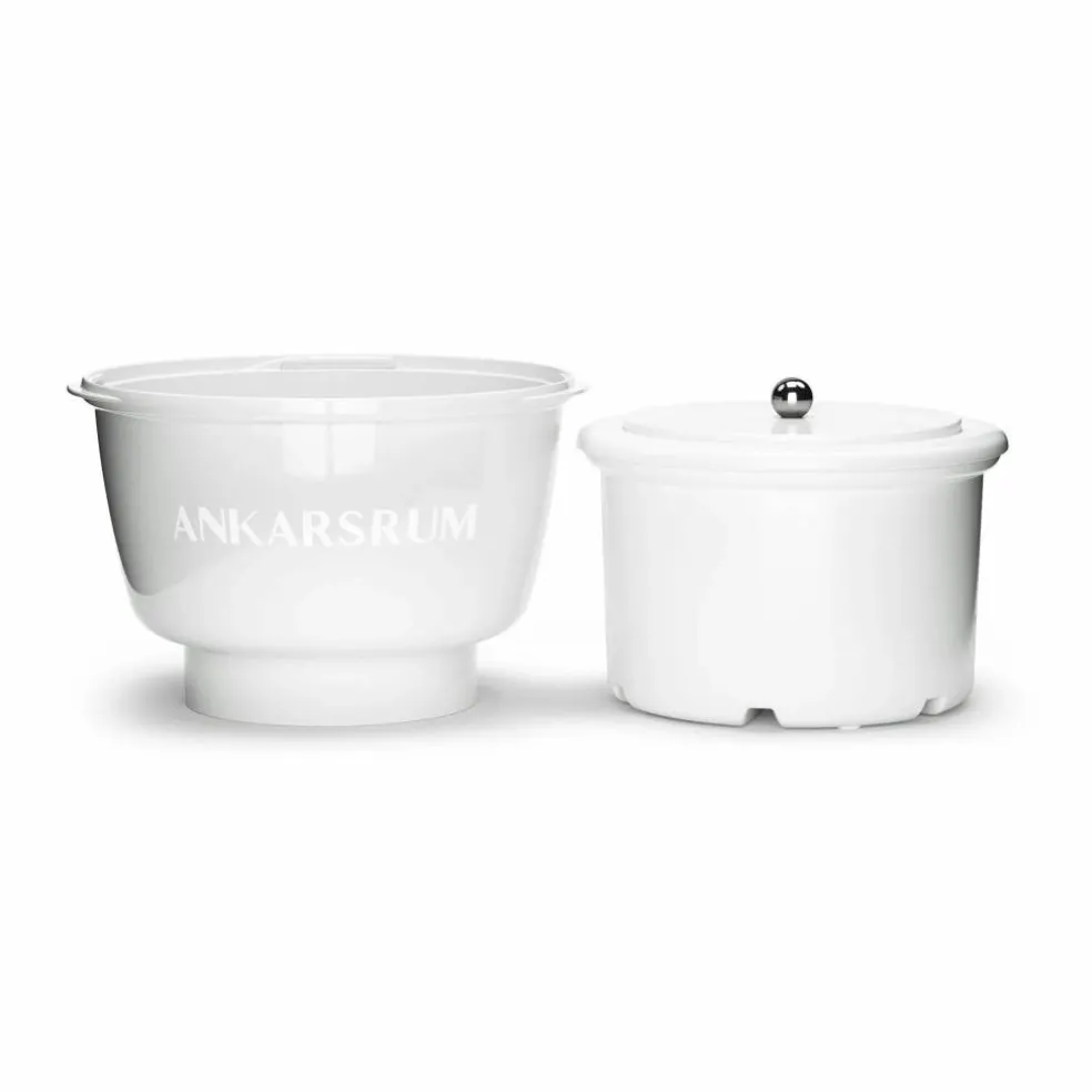 AKM 6230 köksmaskin med glassmaskin, glossy white