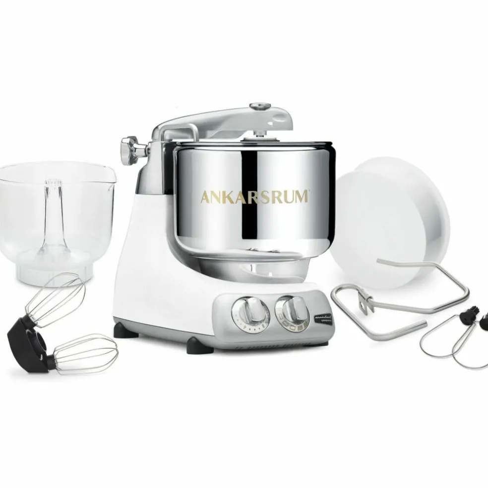 AKM 6230 köksmaskin med glassmaskin, black chrome