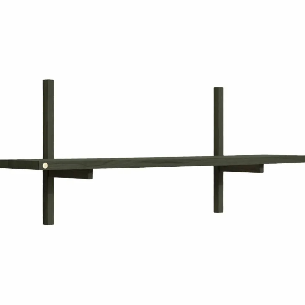 A-Light Shelf vägghylla 90x30 cm, olivgrön