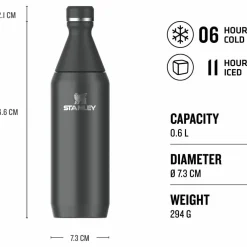 All Day Slim Bottle termos 0,6 liter, rose