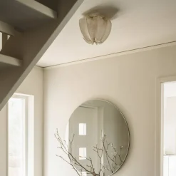 Anna Mini Linen Plafond, vit
