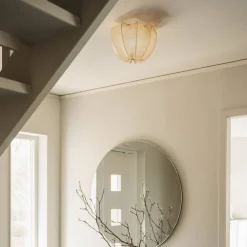 Anna Mini Linen Plafond, vit