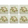 Antique Rose Glasunderlägg 6-pack