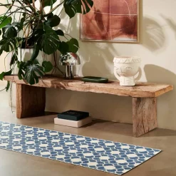 Anya matta 200 × 70 cm, brick/pearl pink