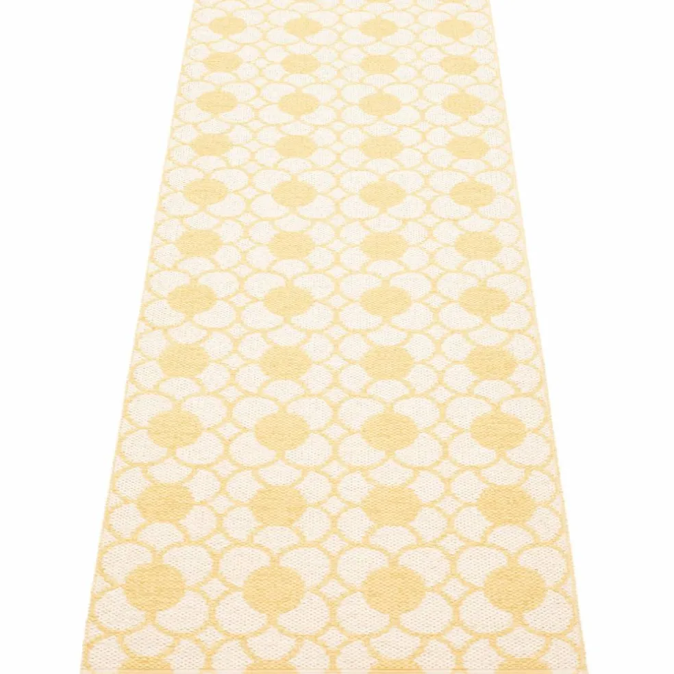 Anya matta 200 × 70 cm, river blue/vanilla