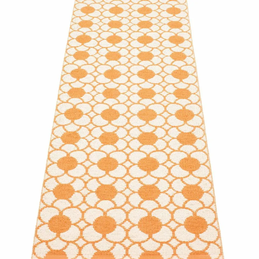 Anya matta 200 × 70 cm, river blue/vanilla