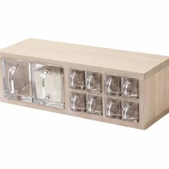 A-Organizer hylla 17 x 18 x 52 cm, 10 skäppor