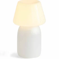 Apollo Portable bordslampa, white glass