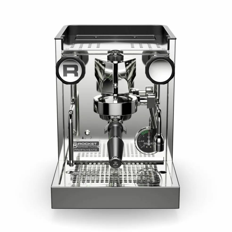 Appartamento TCA espressomaskin, krom/svart