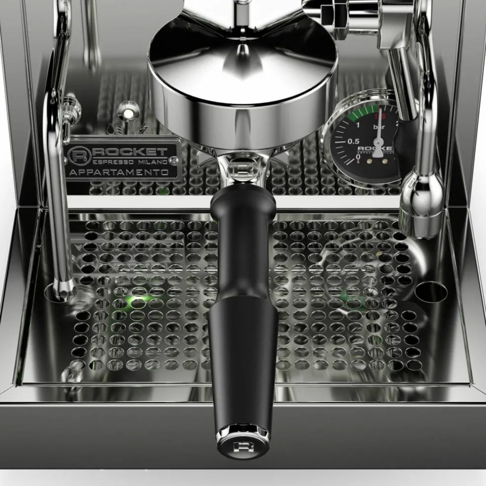 Appartamento TCA espressomaskin, krom/svart