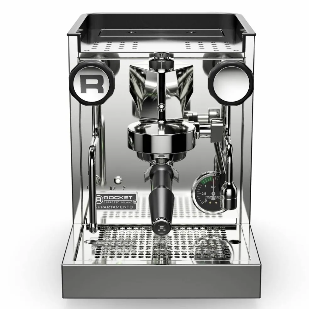 Appartamento TCA espressomaskin, krom/svart
