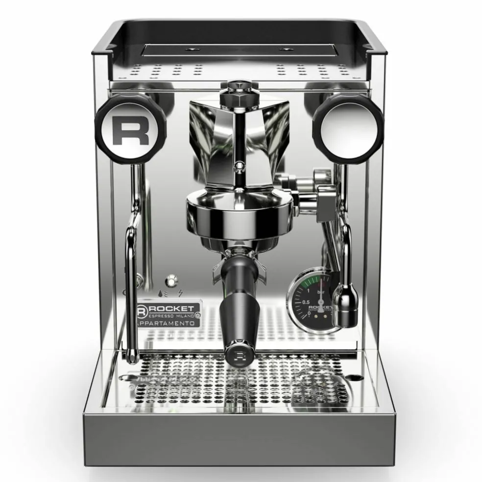 Appartamento TCA espressomaskin, krom/svart