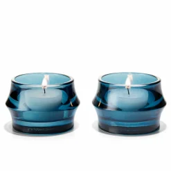 ARC ljuslykta 7 cm 2-pack, mörkblå