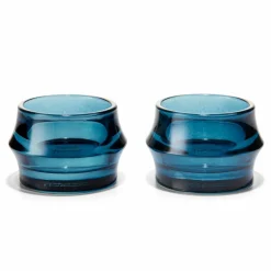 ARC ljuslykta 7 cm 2-pack, mörkblå