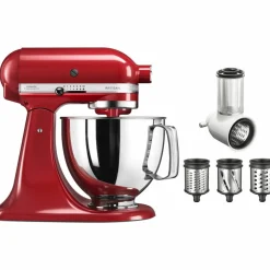 Artisan KSM125EER köksmaskin 4,8 liter + 5KSMVSA grönsaksskivare