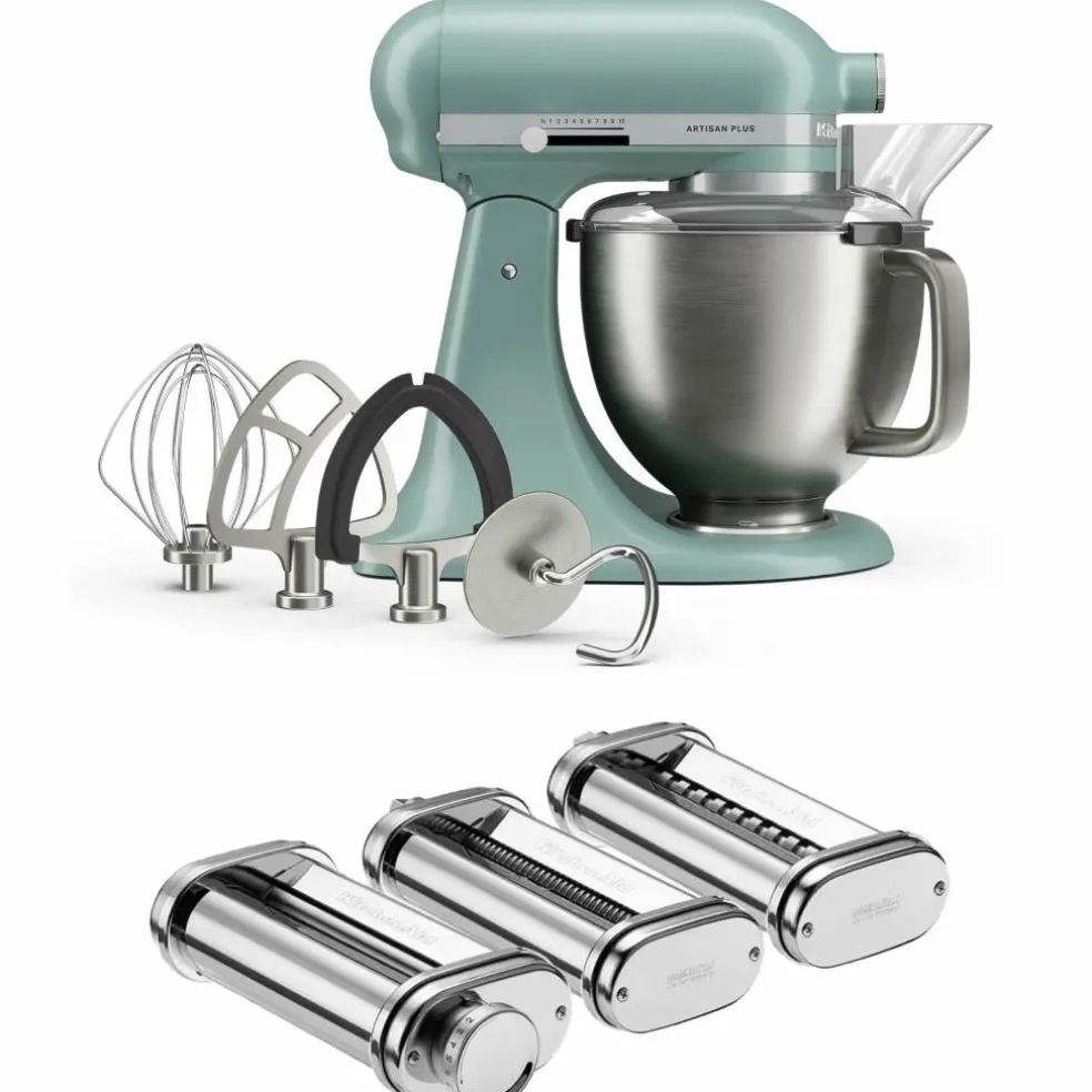 Artisan Plus köksmaskin 4,7 liter med pastasets, medallion silver