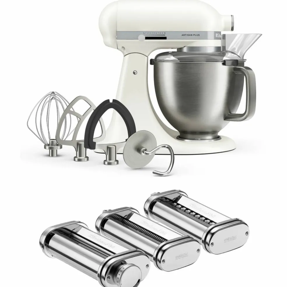 Artisan Plus köksmaskin 4,7 liter med pastasets, medallion silver