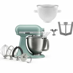 Artisan Plus köksmaskin med glasstillbehör, cast iron black