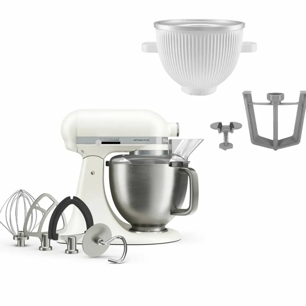 Artisan Plus köksmaskin med glasstillbehör, juniper
