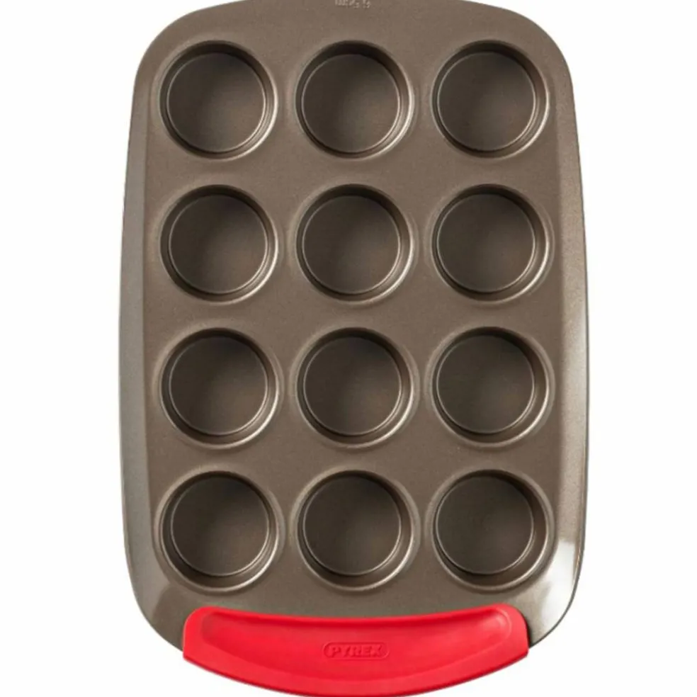 Asimetria Muffinsform 12 muffins, kolstål