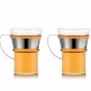 ASSAM Kaffeglas med krom handtag, 2 st. - 0,35 l