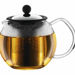 ASSAM Tekanna m. glashandtag och stålfilter, 0,5 l