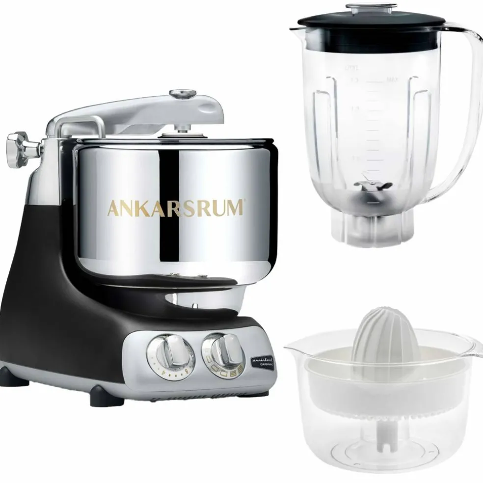 Assistent AKM6230 + mixerkanna & citruspress, glossy white