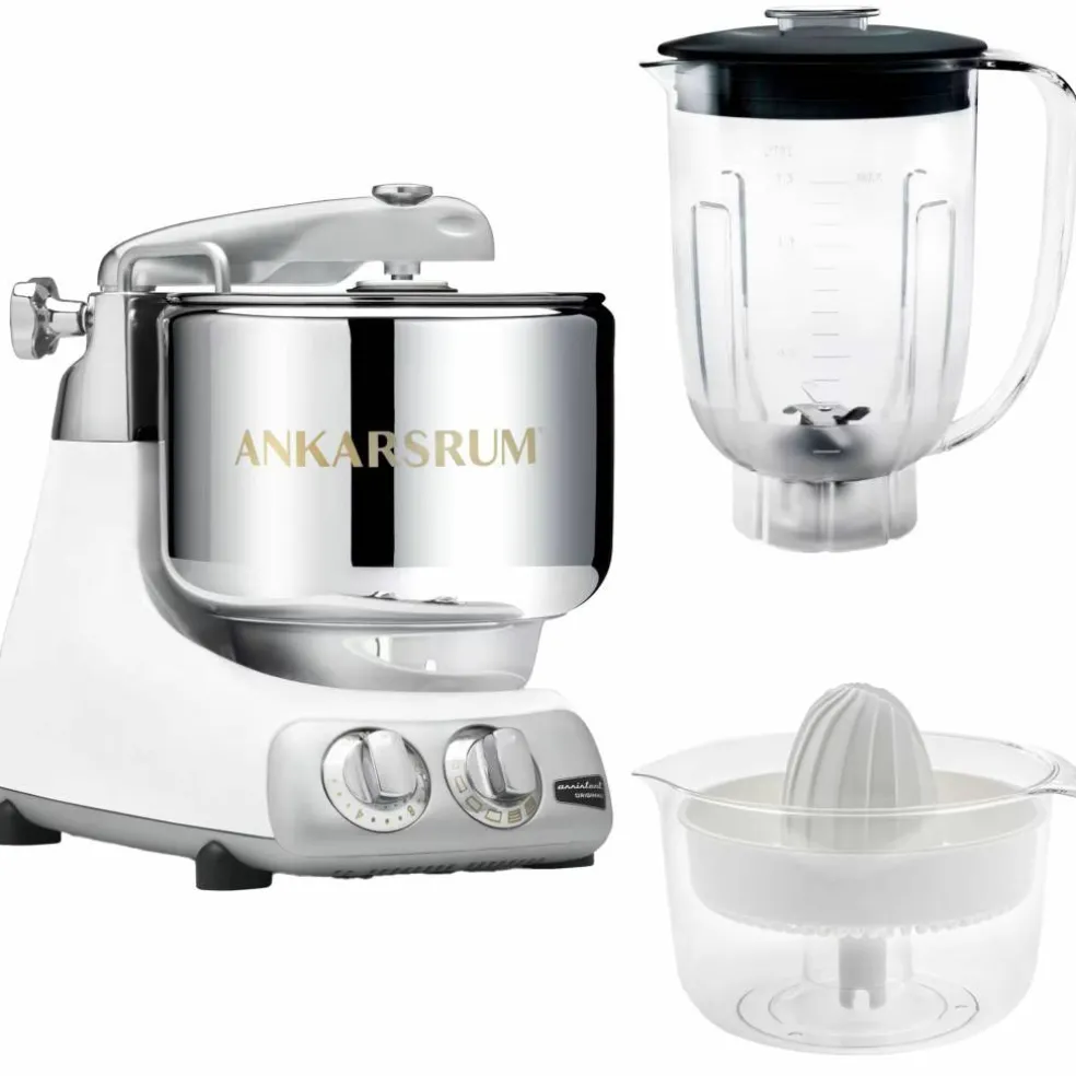 Assistent AKM6230 + mixerkanna & citruspress, red