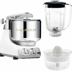 Assistent AKM6230 + mixerkanna & citruspress, silver