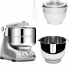 Assistent Original AKM 6230 köksmaskin med glasstillbehör och extra vispskål, black diamond
