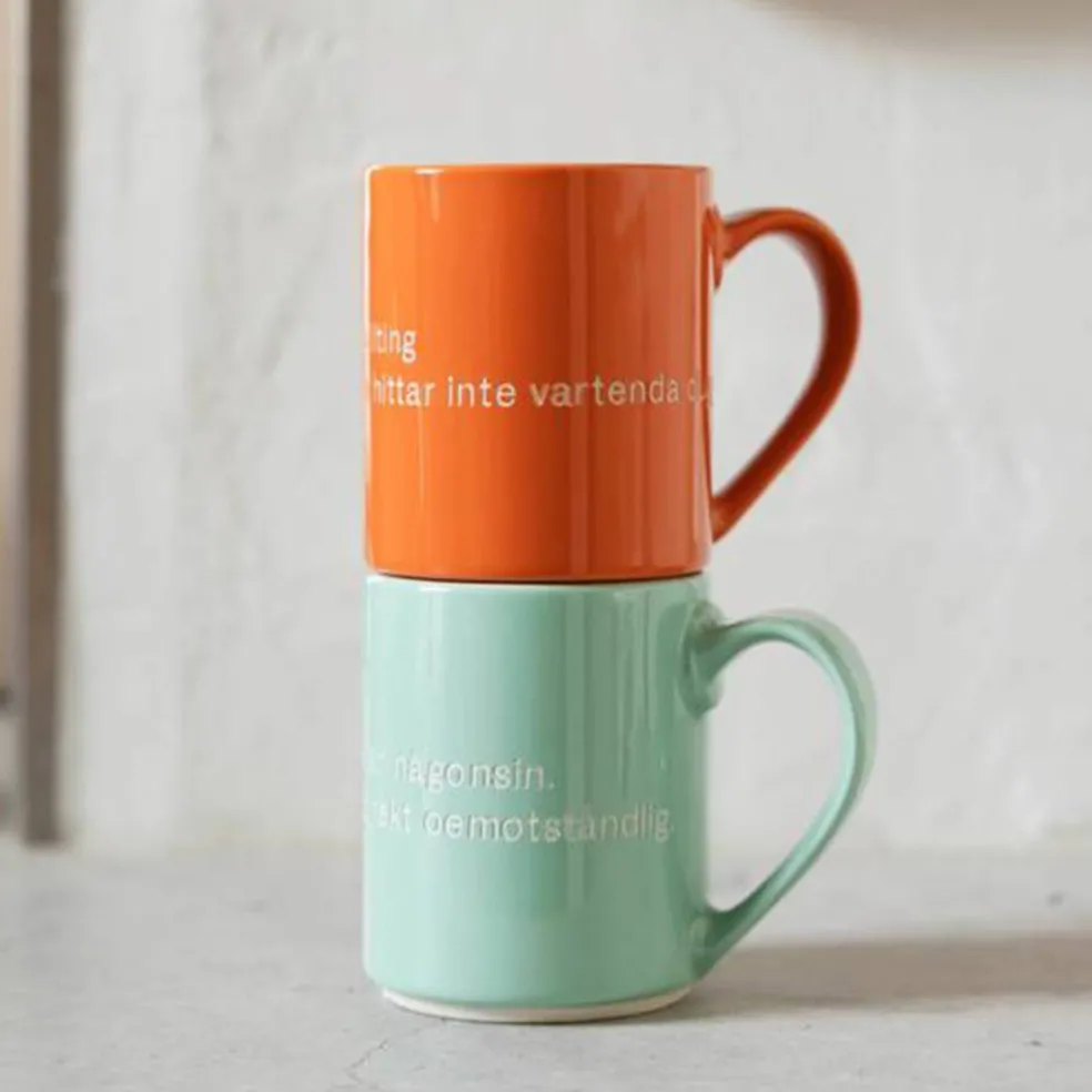 Astrid Lindgren mugg 35 cl, "voj voj"